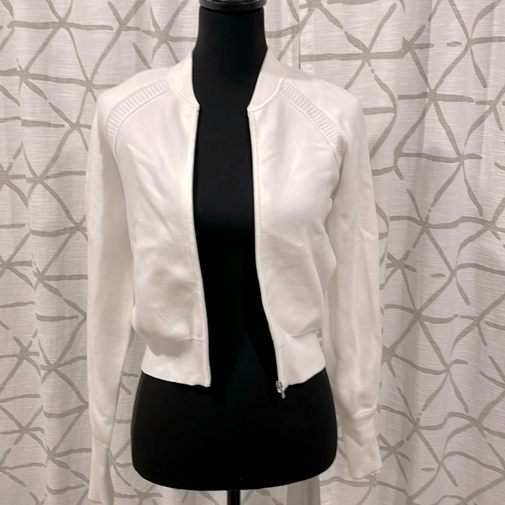 Athleta Women’s Cream Sweater Jacket Cardigan size XXS